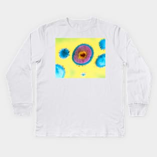 Single Staphylococcus aureus bacterium (B234/0086) Kids Long Sleeve T-Shirt